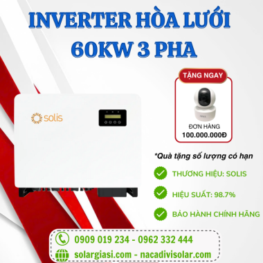 Inverter Solis 3 Pha 60kW S5-GC60K 