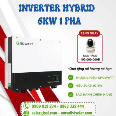 Inverter Hybrid Growatt 6kW | SPH6000TL BL-UP