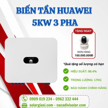 Inverter Huawei 5kW 3 pha SUN2000-5KTL-M1