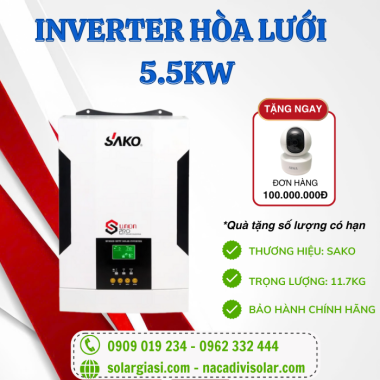 Inverter Sako 5,5KW – Biến tần Sako 5,5kw – 48VDC  SUNON PRO 5,5KW