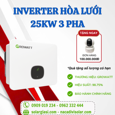 Inverter Growatt 25kW | Biến tần Growatt MID 25KTL3-X