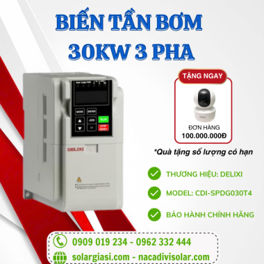 Biến Tần Bơm 30kW 3 Pha CDI-SPDG030T4