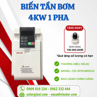 Biến Tần Bơm 4kw 1Pha CDI-SPDG4R0SS2