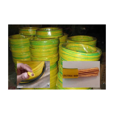 Dây te Cadivi Vàng Xanh cv 6.0 mm (dây tiếp địa , PE )