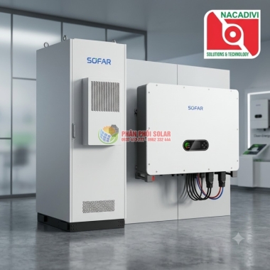  Hệ ắc quy lưu trữ điện mặt trời LiFePO4 model CBS8000- 80kWH