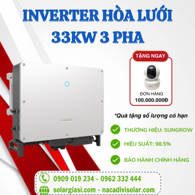 Inverter hòa lưới 33kw 3 pha SG33CX