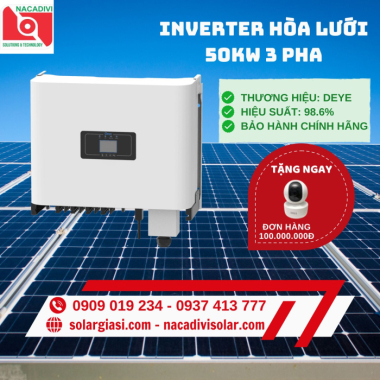 Inverter hòa lưới Deye SUN-50K-G03