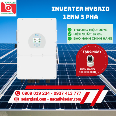 Inverter Hybrid Deye 12KW SUN-12K-SG01HP3-EU-AM2