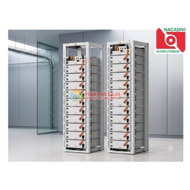 Mô-đun pin lưu trữ Lithium-ion cao áp GW5.1-PACK-I-G10