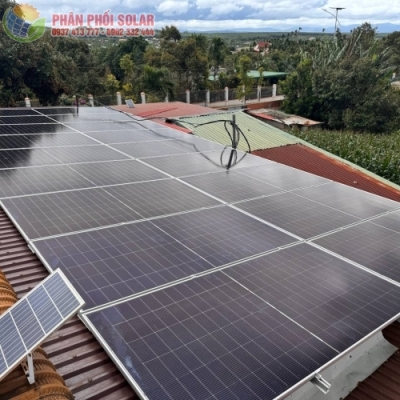 Nacadivi thi công lắp đặt điện năng lượng 40kwp tại ĐăkLăk