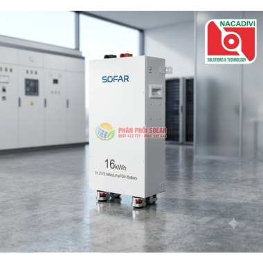 Pin lưu trữ điện mặt trời LiFePO4 model SF-16KWH-L1
