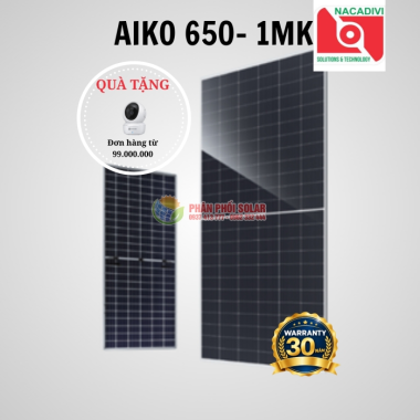Tấm pin AIKO Solar Stellar 1N+66 650W