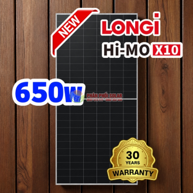 Tấm pin năng lượng mặt trời 650W | LONGi Hi-MO X10 650W