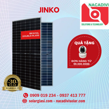 Tấm Pin Năng Lượng Mặt Trời Jinko 590W